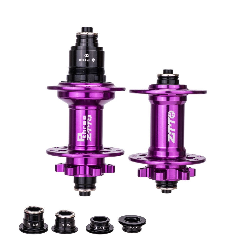 ZTTO P3 1 Pair MTB Bicycle 8-11 Speed 32H 6 Pawls Aluminum Alloy Disc Brake Hub