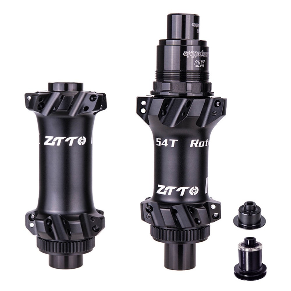 ZTTO M1 Aluminum Alloy 1 Pair MTB Bicycle Hub 28 Holes 54T Ratchet Freehub Hub