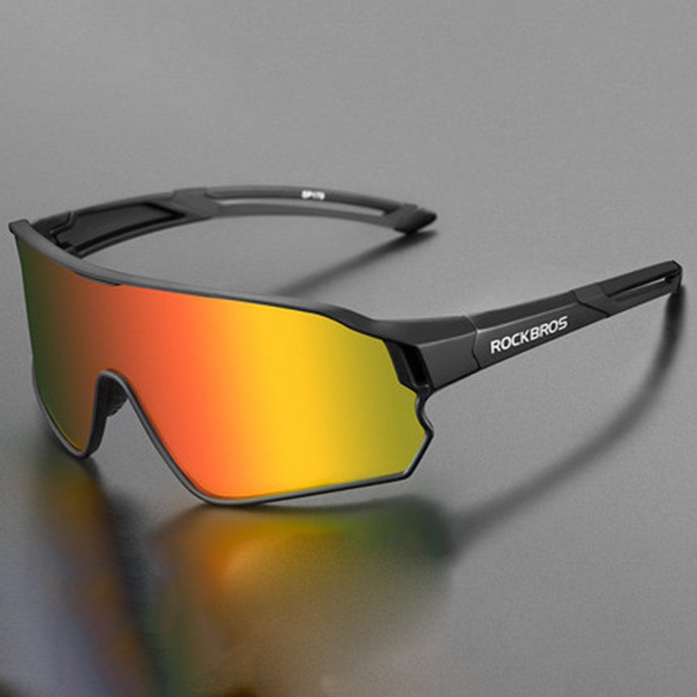 ROCKBROS Sports Glasses for Cycling Running Shatterproof PC Lens Windproof Polarized Sunglasses