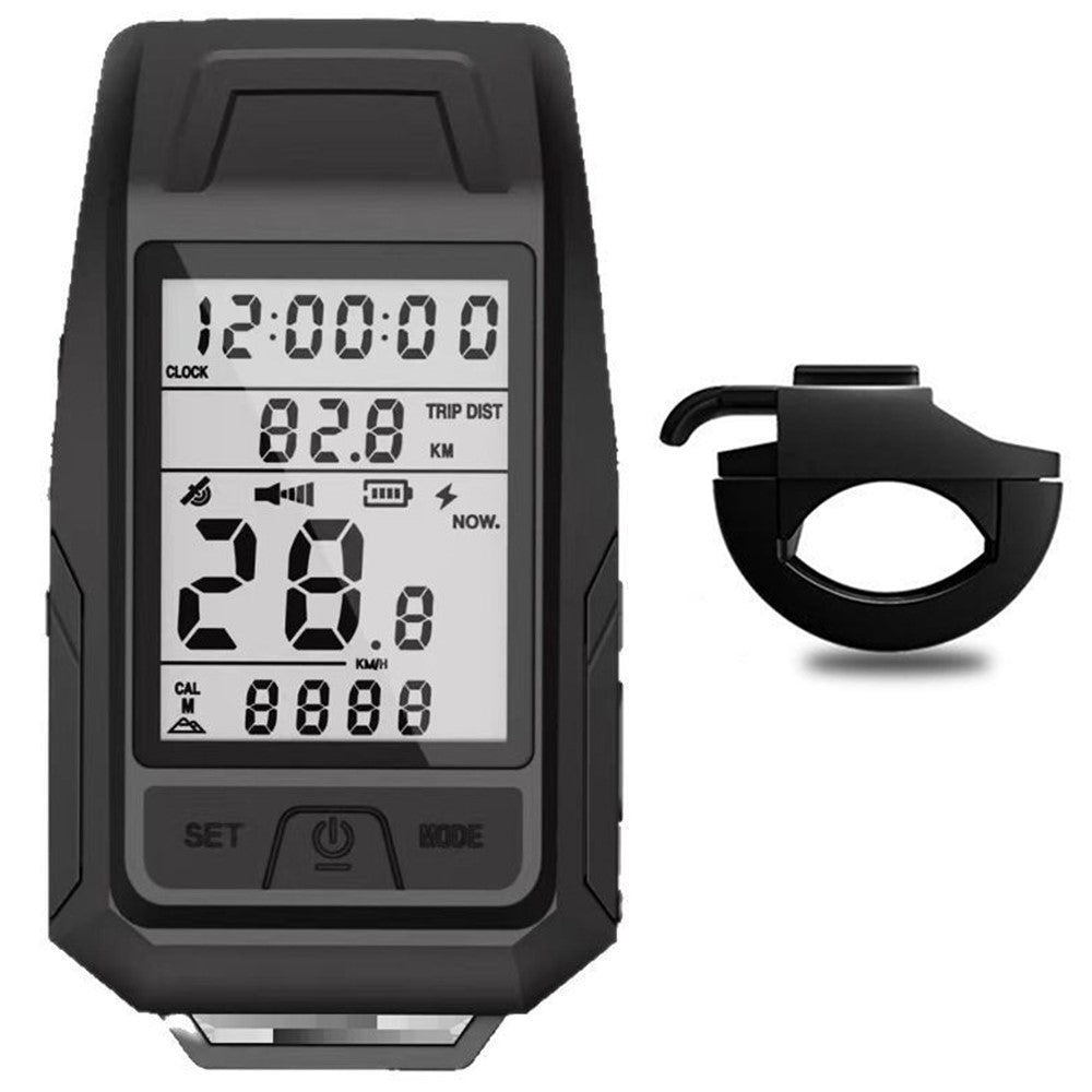 3 in 1 GPS Wireless Bike Computer Front Light Horn Mountain Bike GNSS Positioning Cycling Equipment