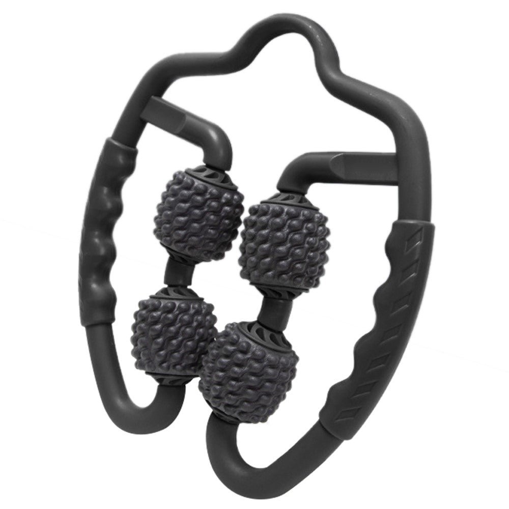 AMYUP Handheld Muscle Roller Cellulite Massager Release Myofascial Trigger Points Reduce Muscle Soreness Deep Tissue Massage Roller Tool for Tightness Calves, Leg, Arms, Shoulder