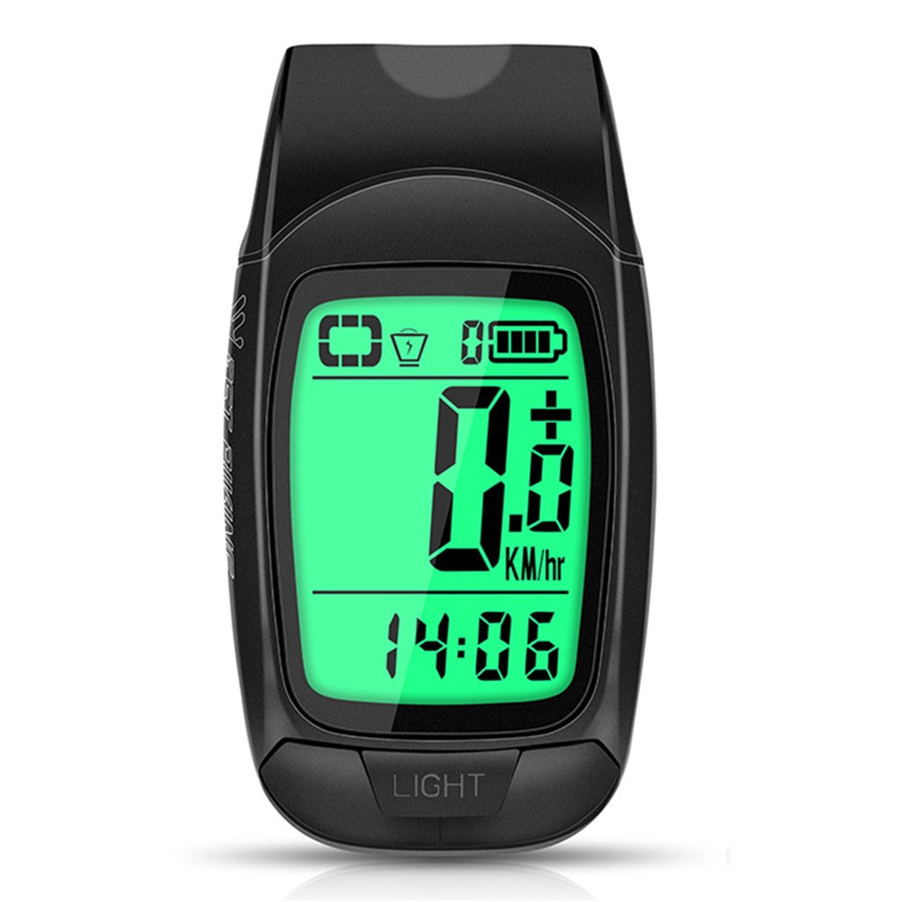 WEST BIKING YP0702095 3-in-1 Bike Computer Headlight Horn Bicycle Cycling Wireless Digital Odometer