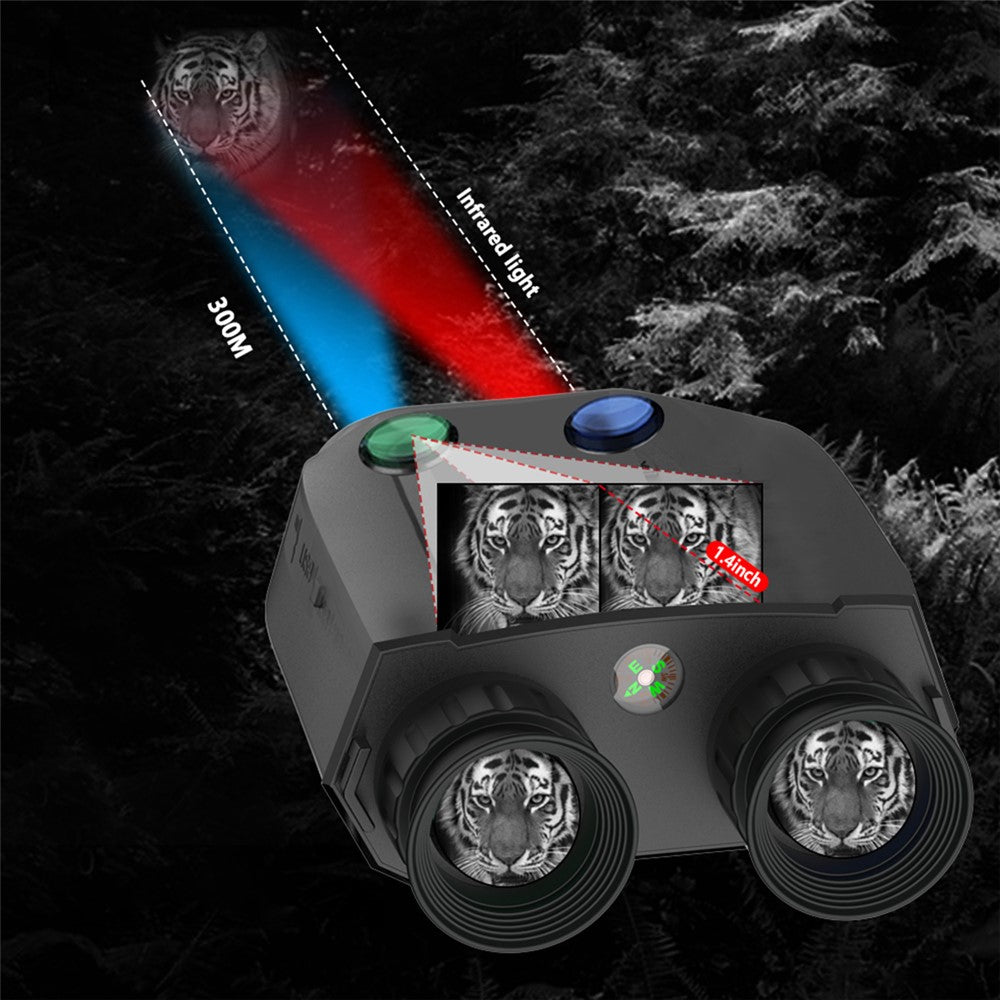 DT99 1.4-inch Screen Dual-Camera Binoculars 3D Night Vision Digital Te