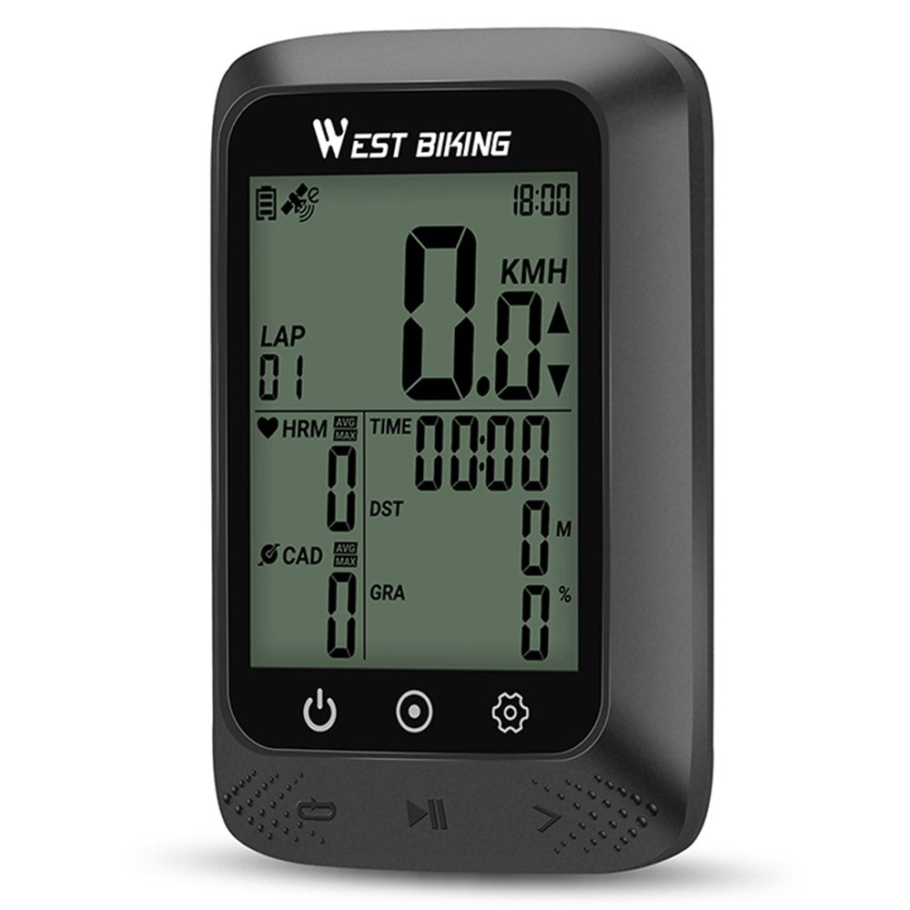 WEST BIKING YP0702109 MTB Road Bike GPS Computer Odometer Cycling Wireless Digital Speedometer