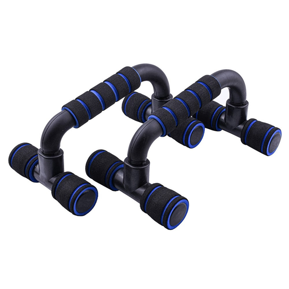 AMYUP 1 Pair H-shape Push-Up Support Stand Pectoralis Arm Muscle Push-Up Handles Trainer