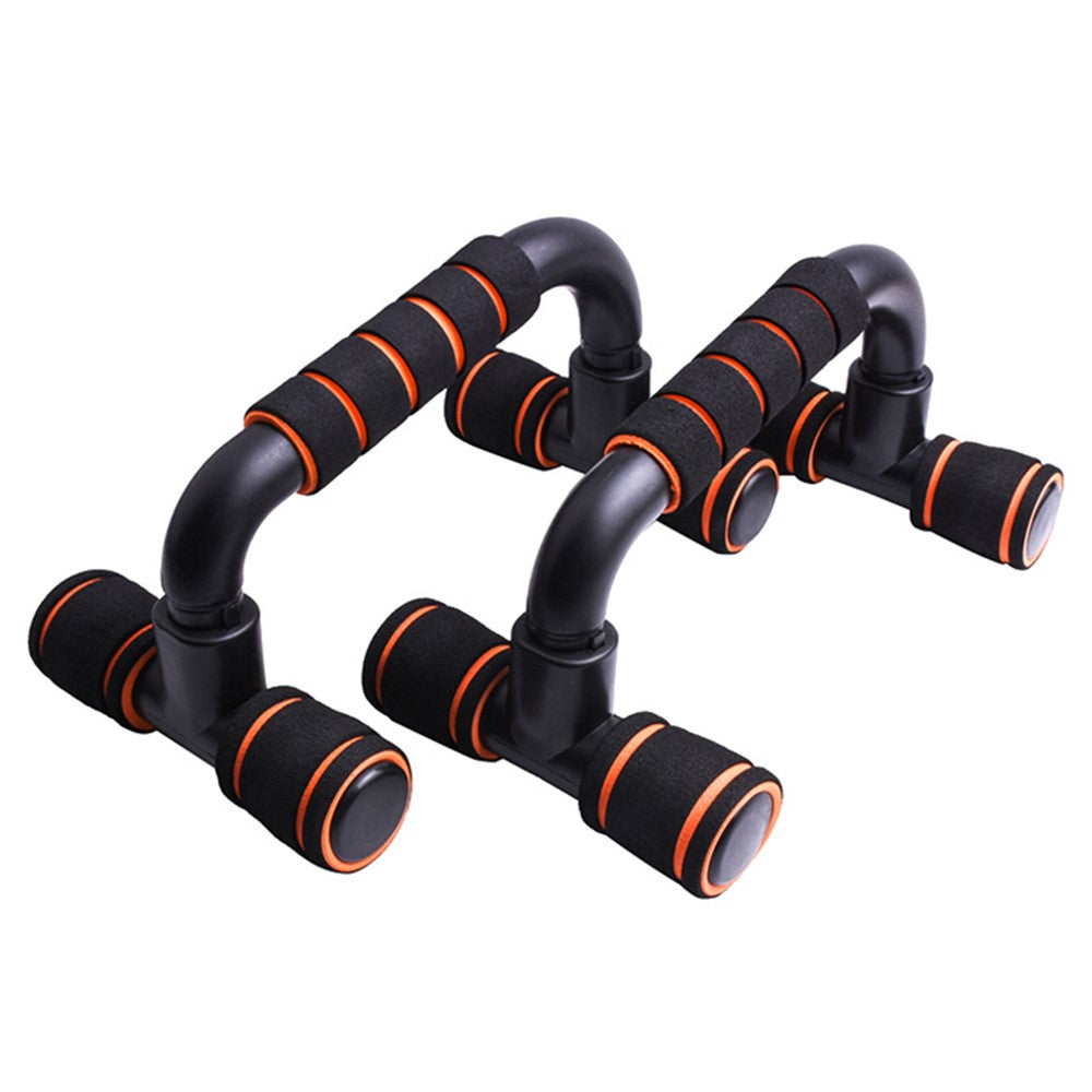 AMYUP 1 Pair H-shape Push-Up Support Stand Pectoralis Arm Muscle Push-Up Handles Trainer