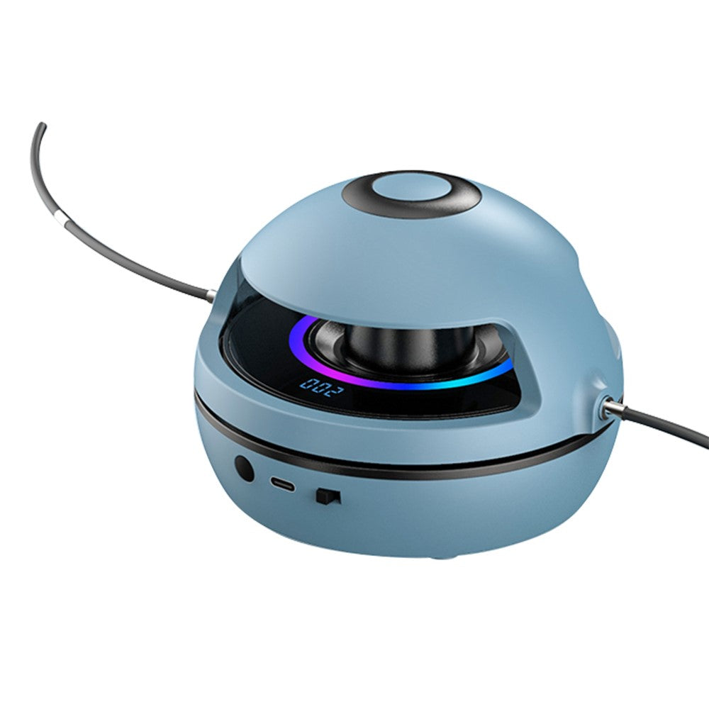 002 Automatic Electric Skipping Rope Machine LED Light Bluetooth-compatible Music Smart Electronic Counting Jump Rope Machine