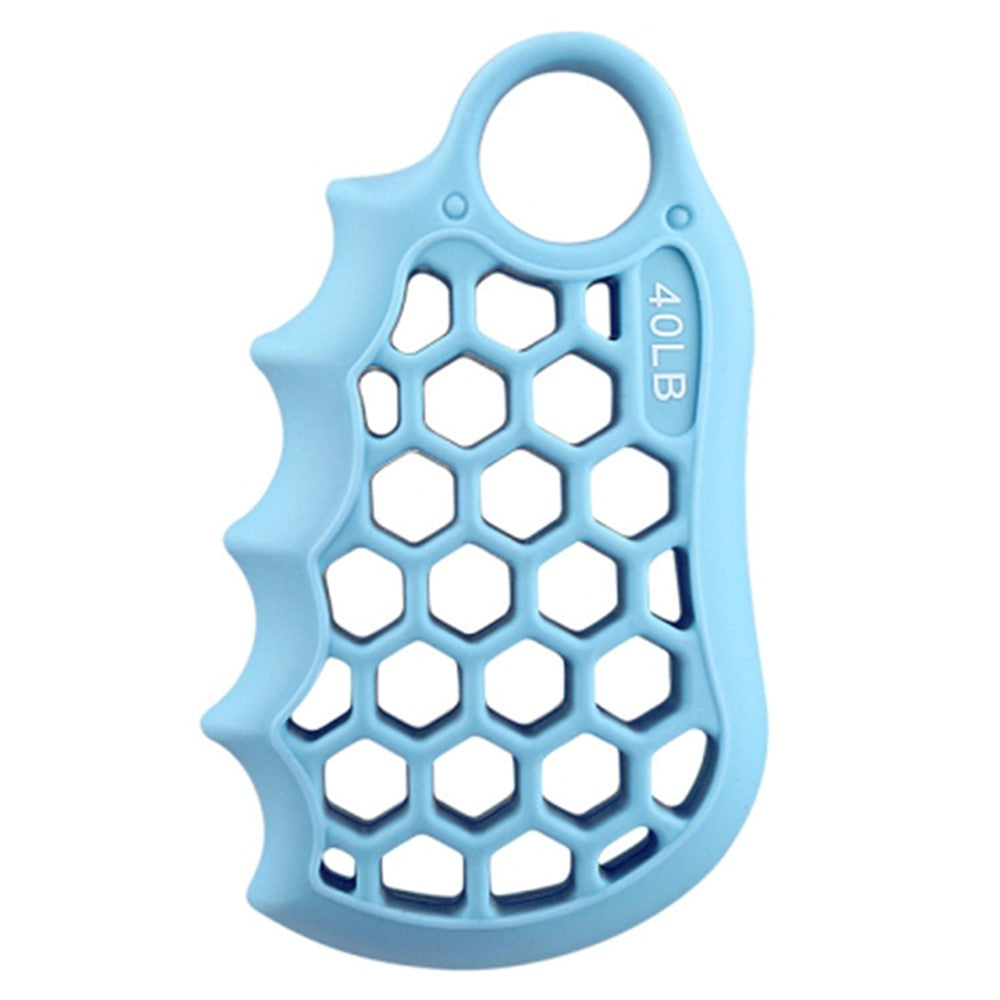 Honeycomb Elastic Silicone Finger Exerciser Grip Strengthener Training Hand Gripper