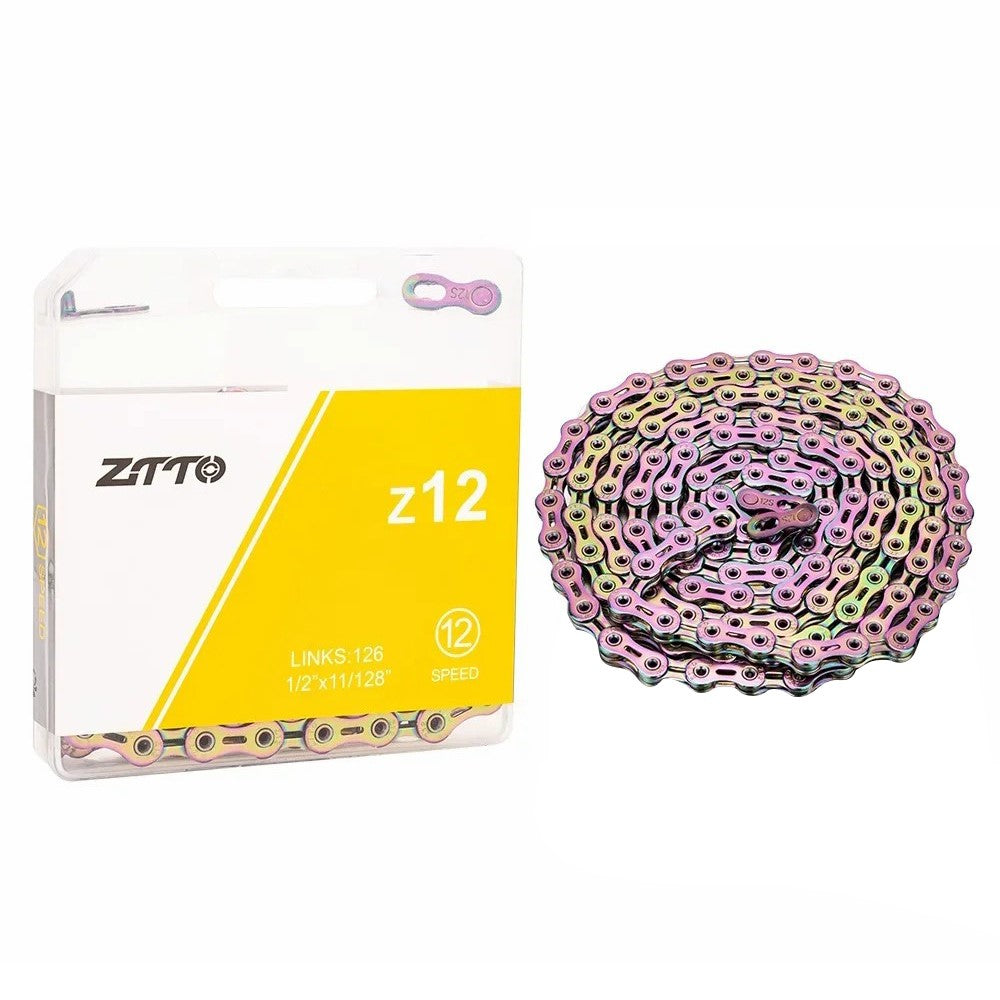 ZTTO Z12 MTB Road Bike Carbon Steel 12 Speed Chain 126 Links for Bicycle