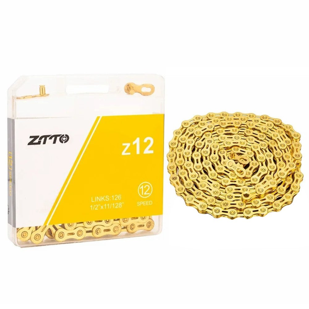 ZTTO Z12 MTB Road Bike Carbon Steel 12 Speed Chain 126 Links for Bicycle
