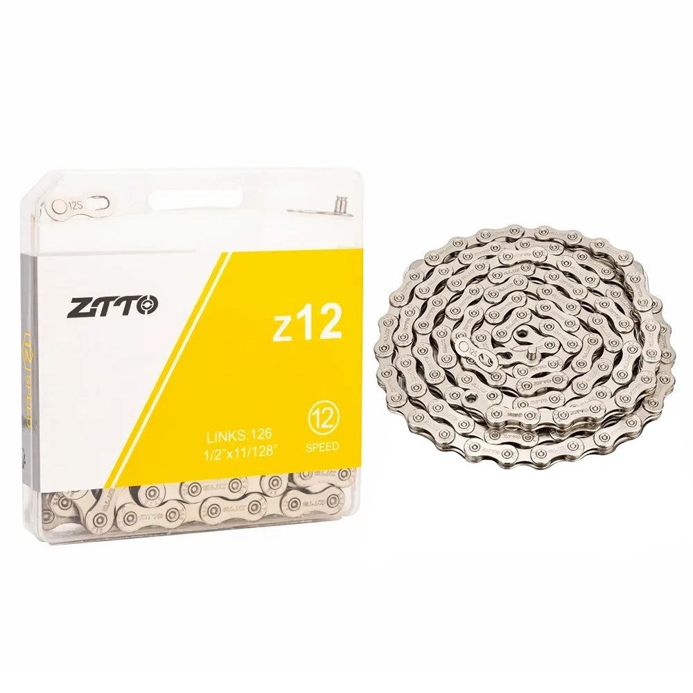 ZTTO Z12 MTB Road Bike Carbon Steel 12 Speed Chain 126 Links for Bicycle