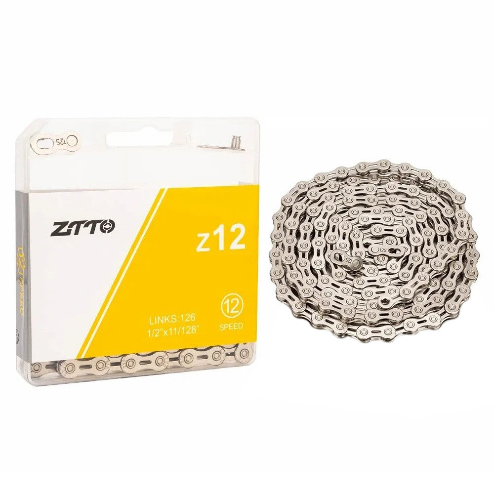 ZTTO Z12 MTB Road Bike Carbon Steel 12 Speed Chain 126 Links for Bicycle