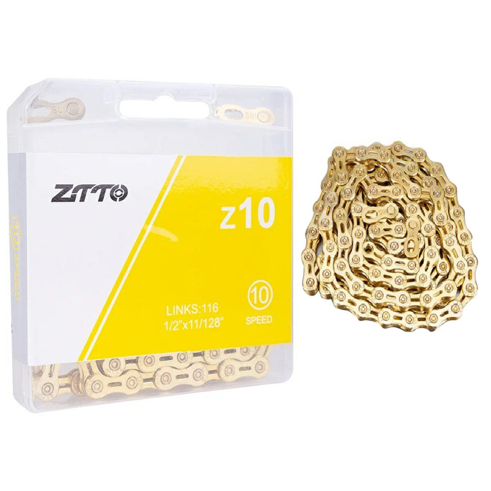 ZTTO Z10 MTB Road Folding Bike Chain 10-Speed 116 Links Carbon Steel Bicycle Chain