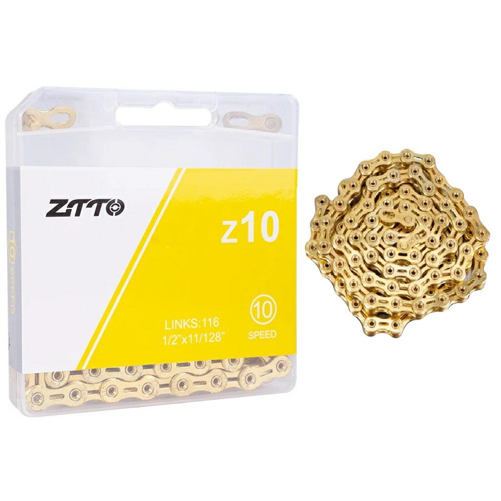 ZTTO Z10 MTB Road Folding Bike Chain 10-Speed 116 Links Carbon Steel Bicycle Chain