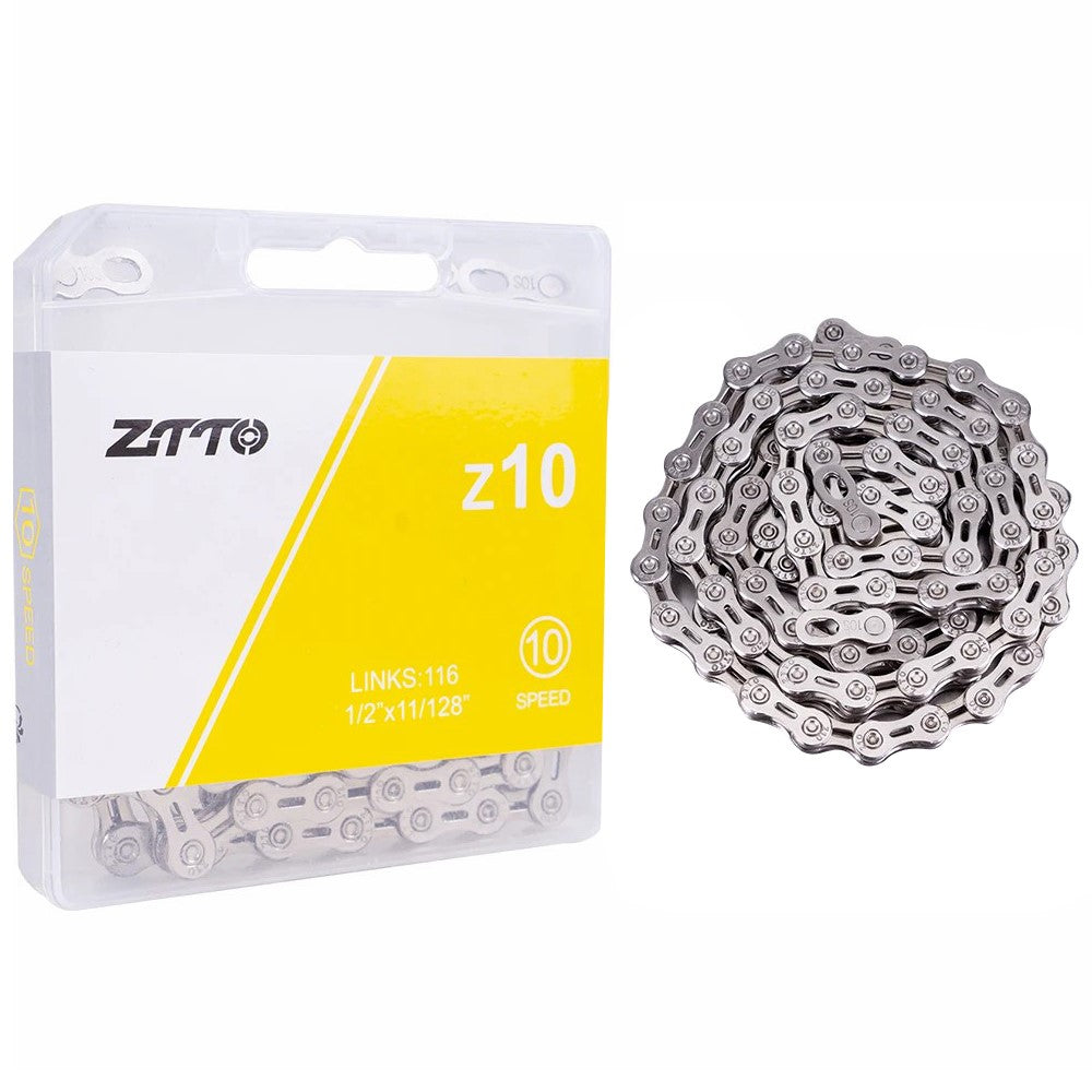 ZTTO Z10 MTB Road Folding Bike Chain 10-Speed 116 Links Carbon Steel Bicycle Chain