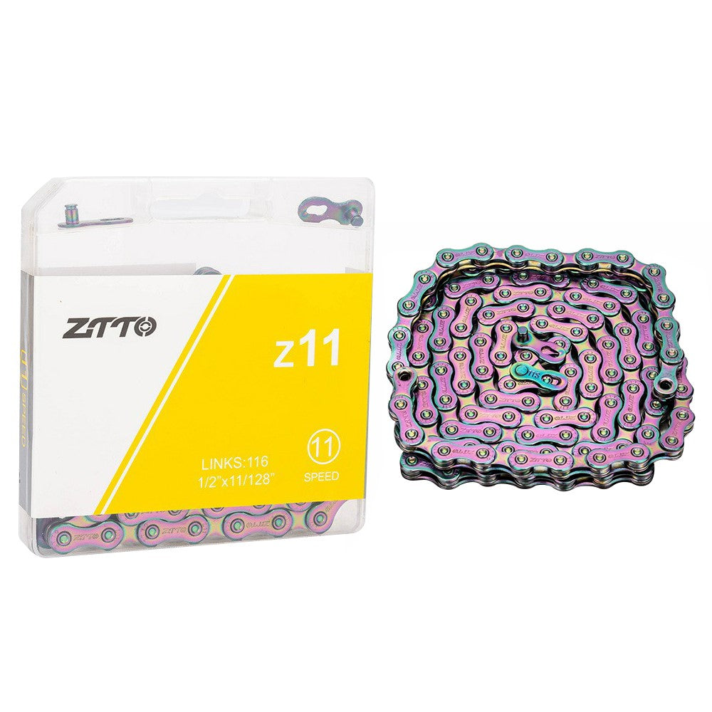 ZTTO Z11 Carbon Steel MTB Road Bike Chain 11-Speed 116 Links Bicycle Chain