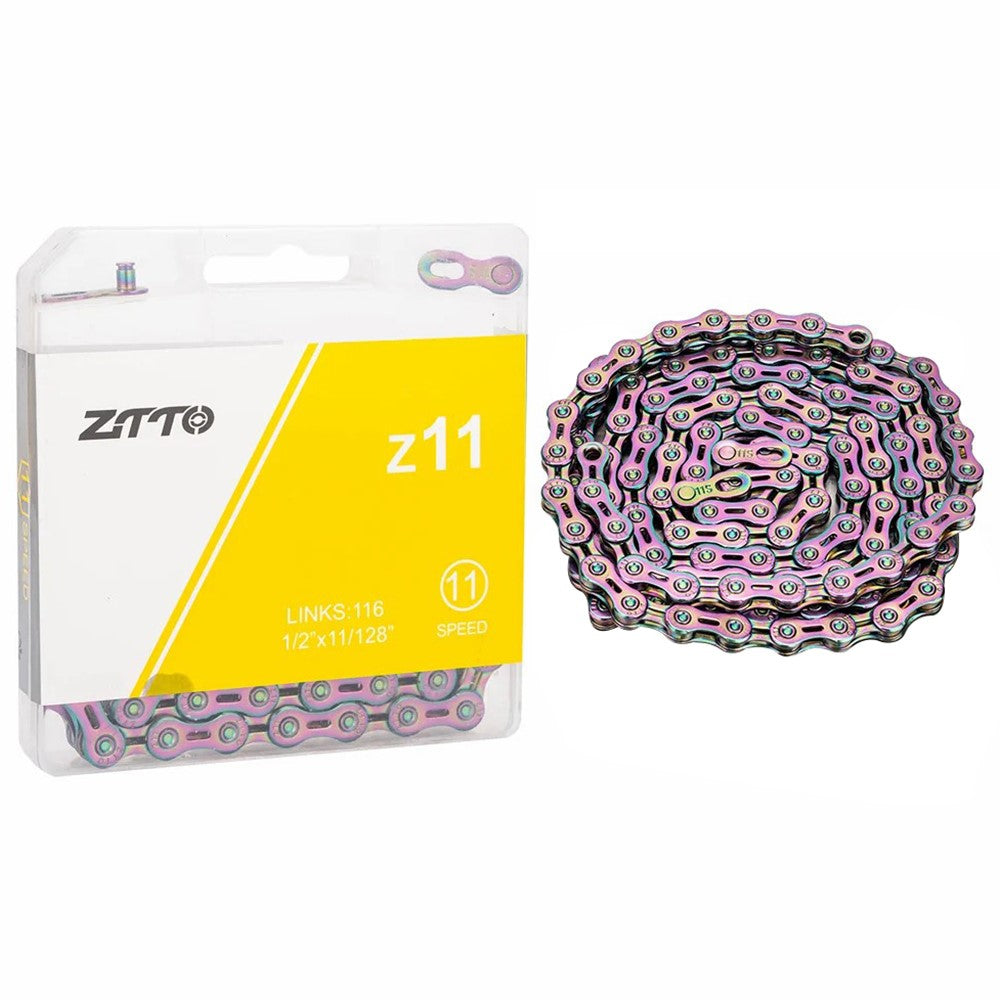 ZTTO Z11 Carbon Steel MTB Road Bike Chain 11-Speed 116 Links Bicycle Chain