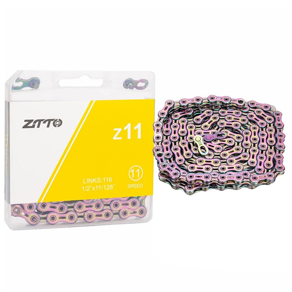 ZTTO Z11 Carbon Steel MTB Road Bike Chain 11-Speed 116 Links Bicycle Chain