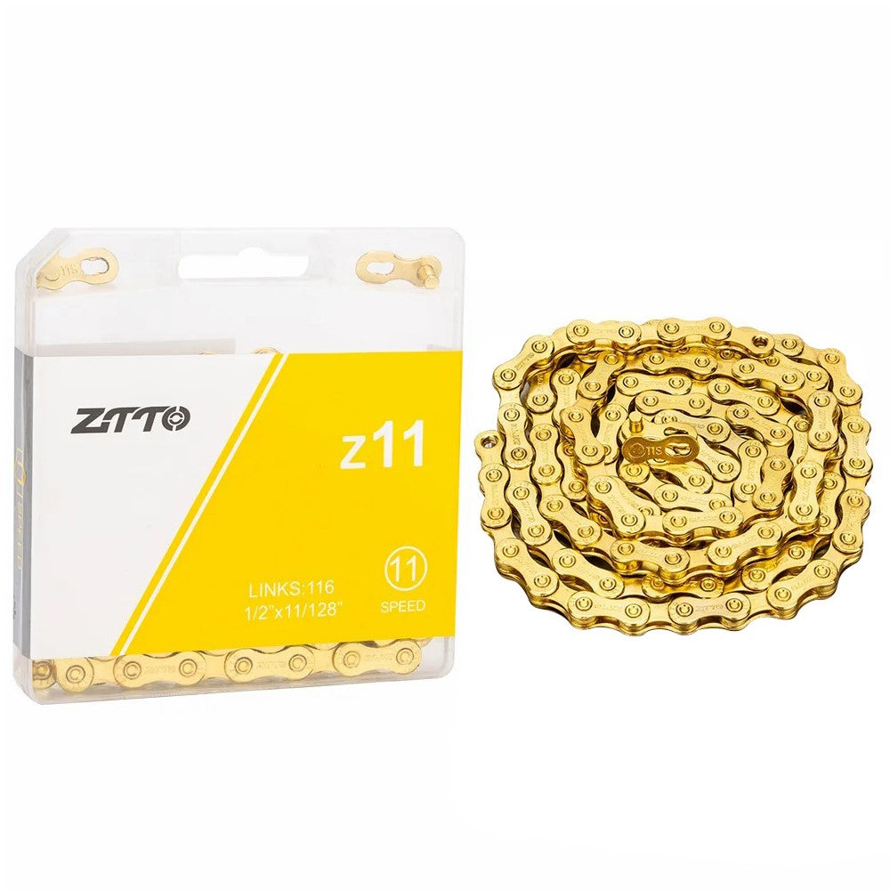 ZTTO Z11 Carbon Steel MTB Road Bike Chain 11-Speed 116 Links Bicycle Chain