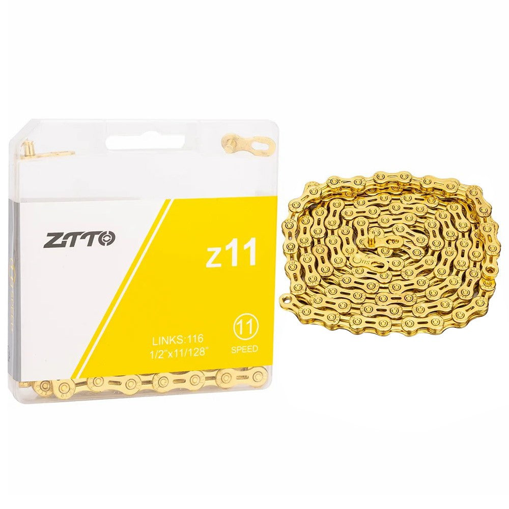ZTTO Z11 Carbon Steel MTB Road Bike Chain 11-Speed 116 Links Bicycle Chain