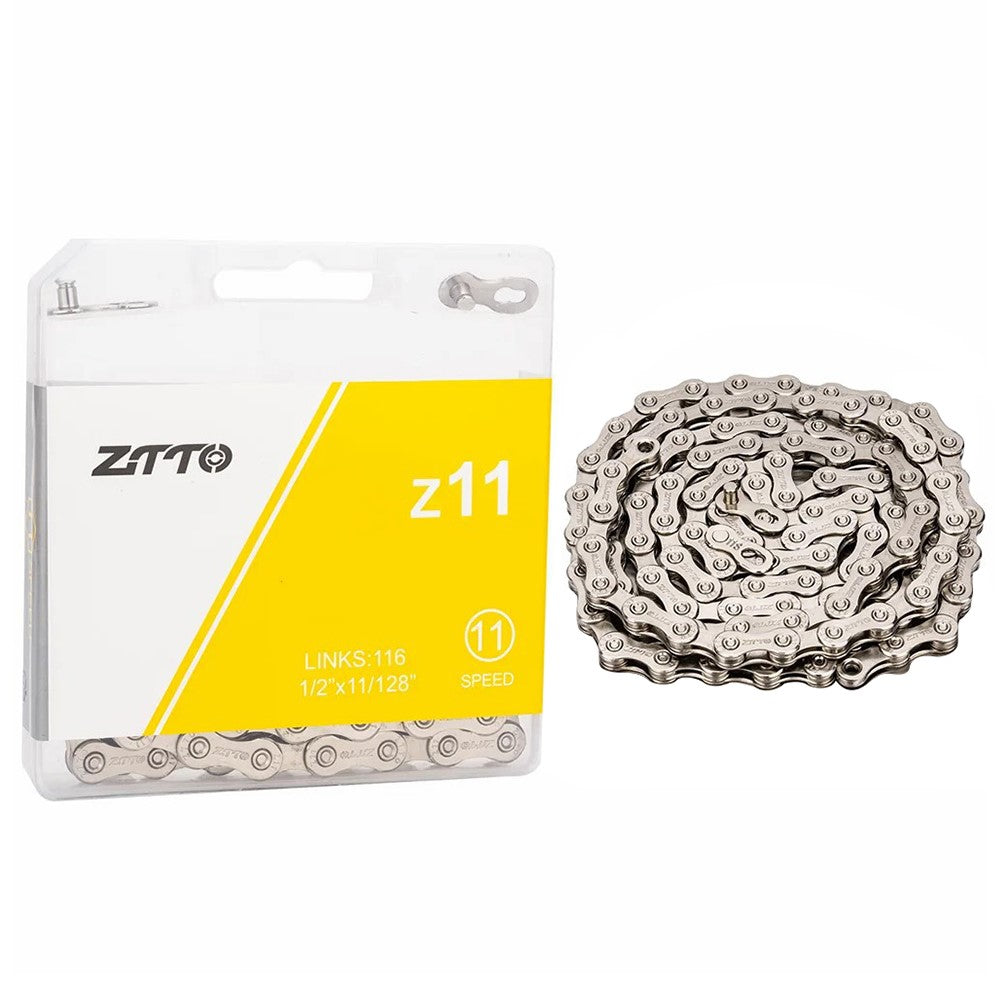 ZTTO Z11 Carbon Steel MTB Road Bike Chain 11-Speed 116 Links Bicycle Chain