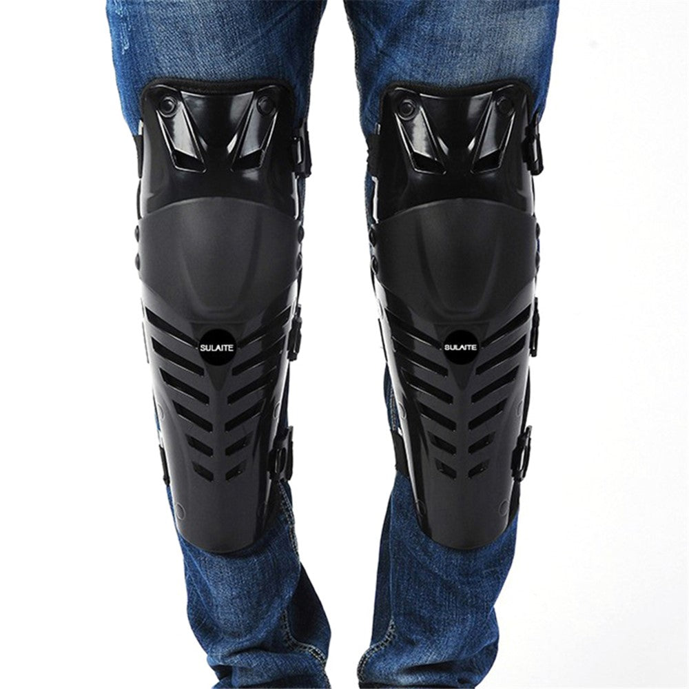 SULAITE 1 Pair GT-313 Motorcycle Knee Pad Men Protective Gear Knee Protector EVA Hard Shell Guard Pad Set