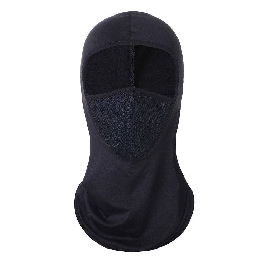 Summer Ice Silk Balaclava Face Cover Breathable Mesh Sun Protection Neck Gaiter Scarf for Outdoor Activities