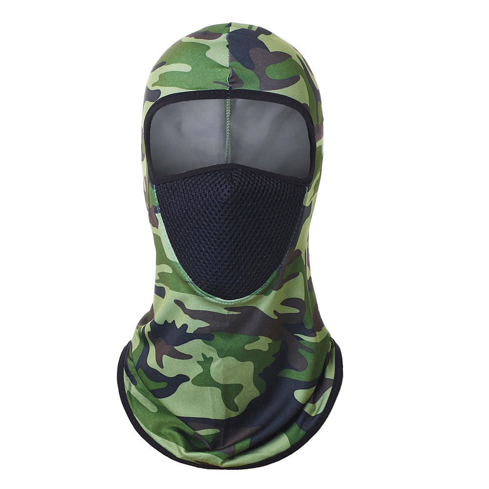 Summer Ice Silk Balaclava Face Cover Breathable Mesh Sun Protection Neck Gaiter Scarf for Outdoor Activities