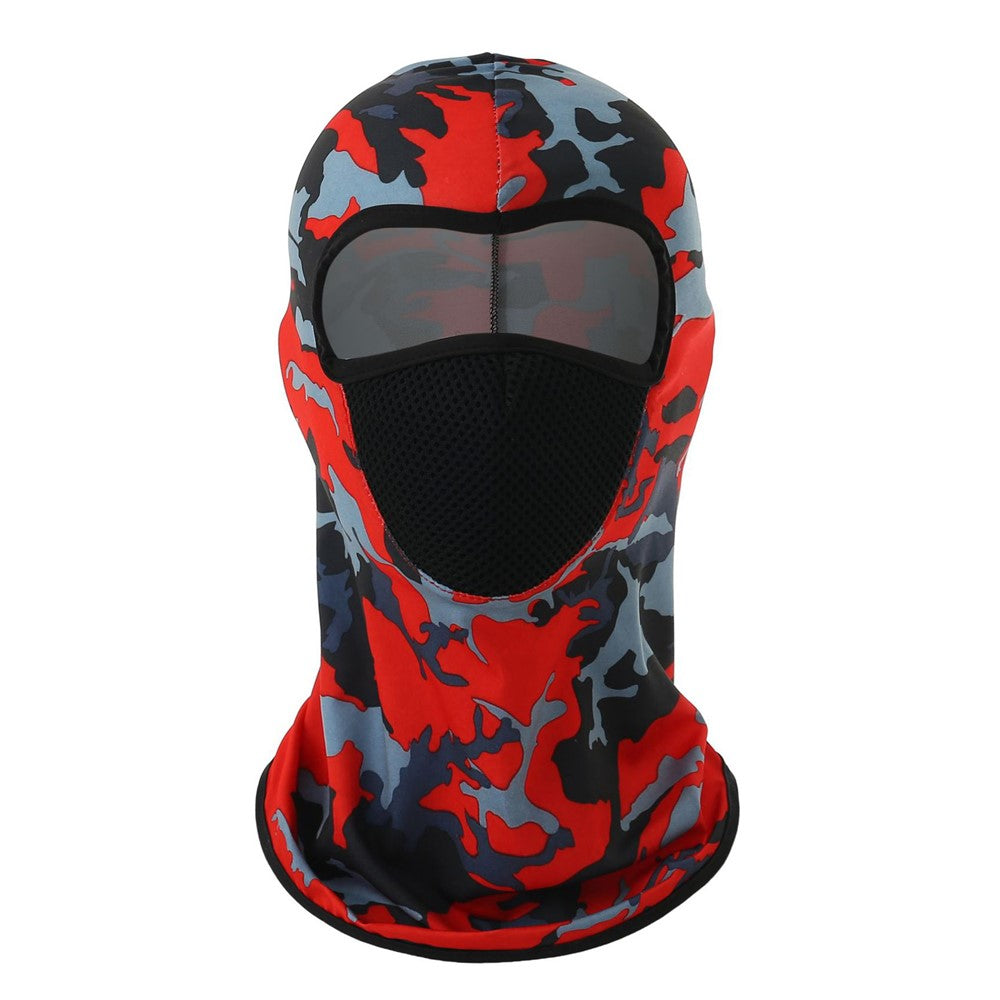 Summer Ice Silk Balaclava Face Cover Breathable Mesh Sun Protection Neck Gaiter Scarf for Outdoor Activities