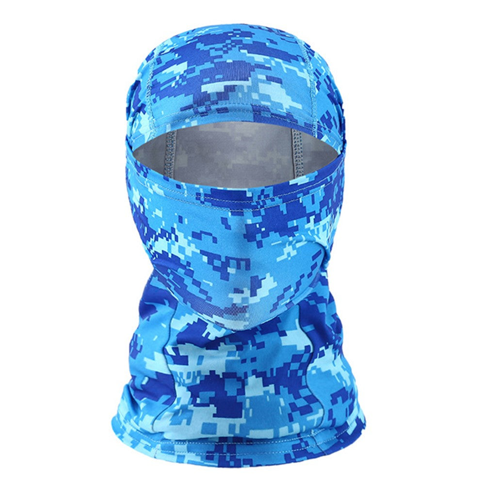 Outdoor Quick Dry Ice Silk Balaclava Face Cover Sun Protection Elastic Neck Gaiter Scarf