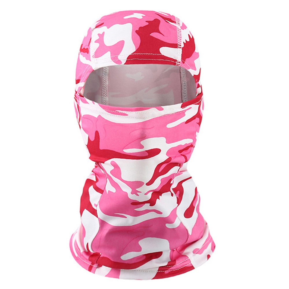 Outdoor Quick Dry Ice Silk Balaclava Face Cover Sun Protection Elastic Neck Gaiter Scarf