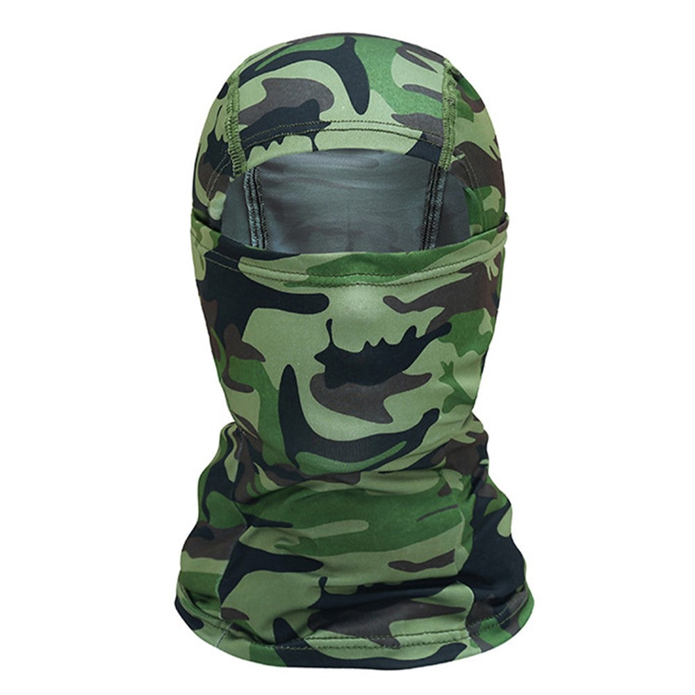 Outdoor Quick Dry Ice Silk Balaclava Face Cover Sun Protection Elastic Neck Gaiter Scarf