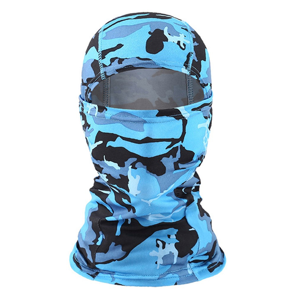 Outdoor Quick Dry Ice Silk Balaclava Face Cover Sun Protection Elastic Neck Gaiter Scarf