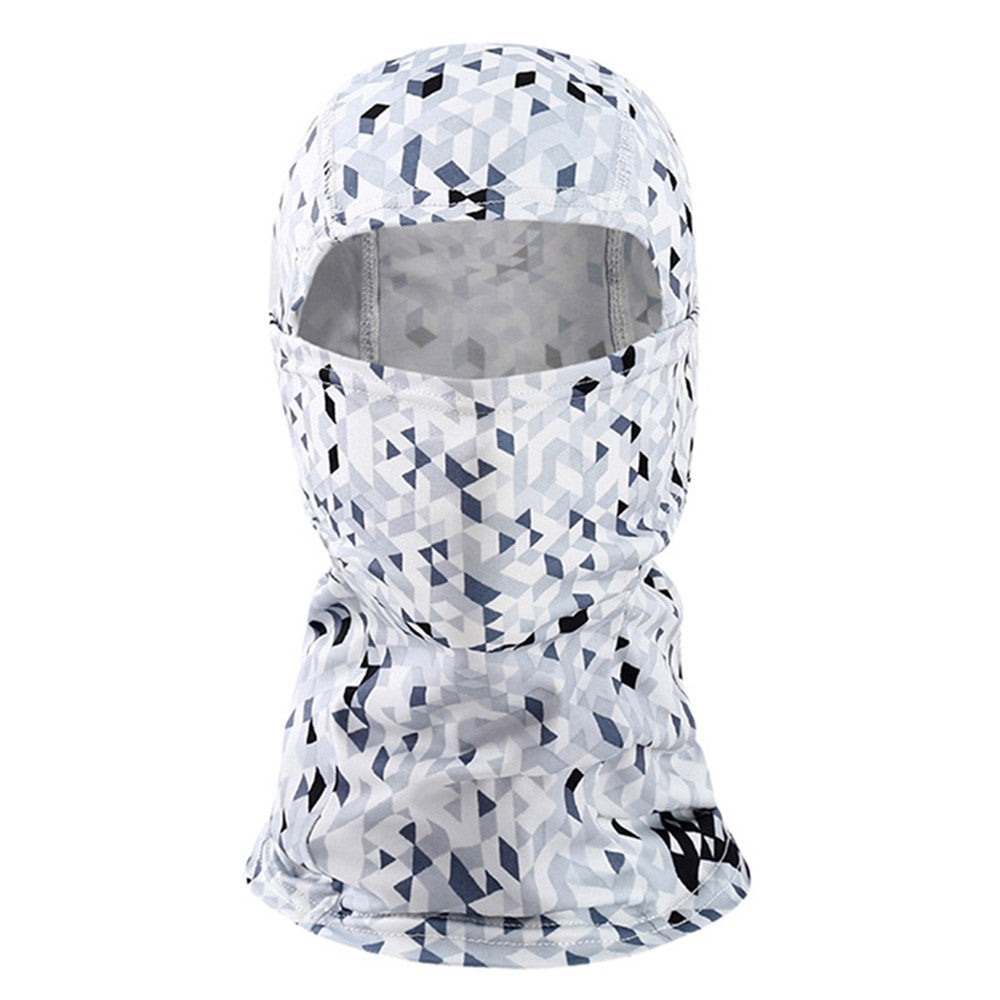 Outdoor Quick Dry Ice Silk Balaclava Face Cover Sun Protection Elastic Neck Gaiter Scarf
