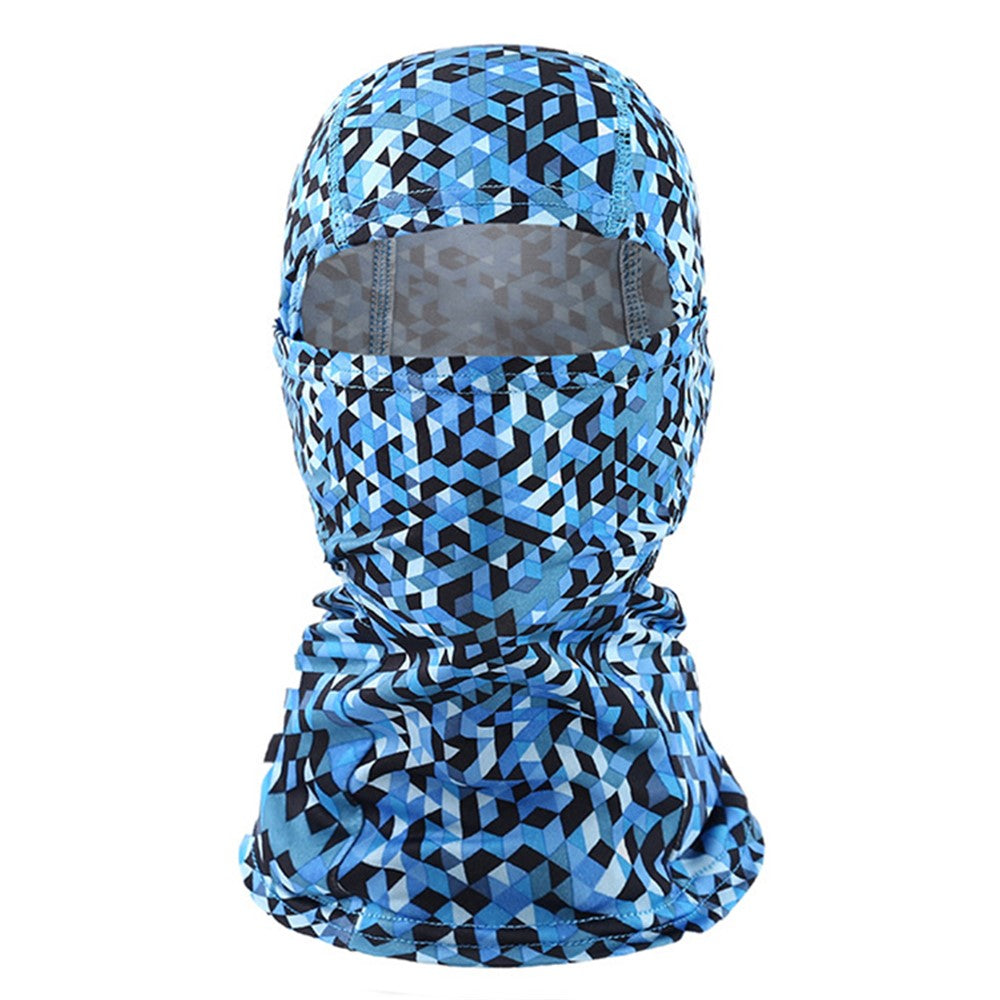Outdoor Quick Dry Ice Silk Balaclava Face Cover Sun Protection Elastic Neck Gaiter Scarf