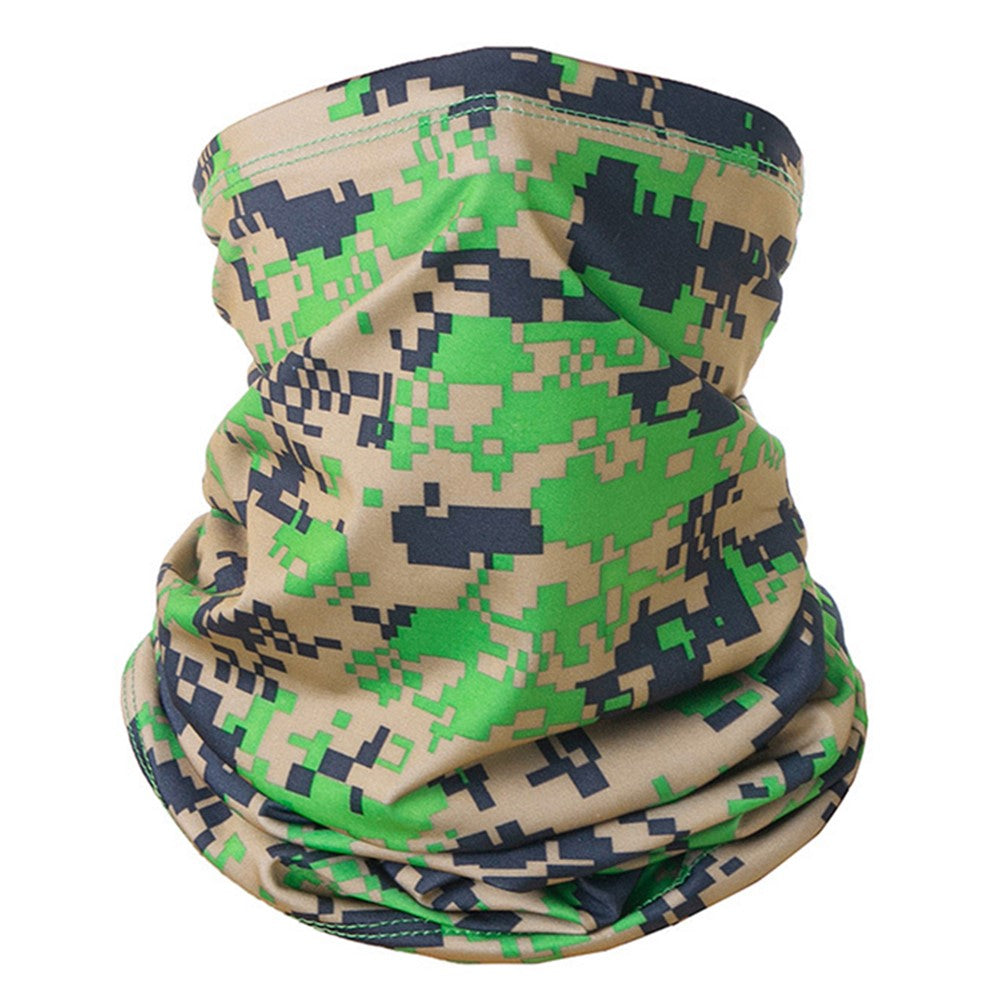 Summer Breathable Outdoor Cycling Half Face Mask Sun Protection Ice Silk Neck Gaiter