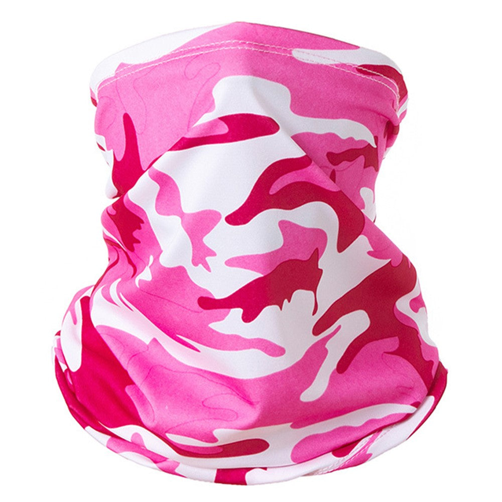 Summer Breathable Outdoor Cycling Half Face Mask Sun Protection Ice Silk Neck Gaiter