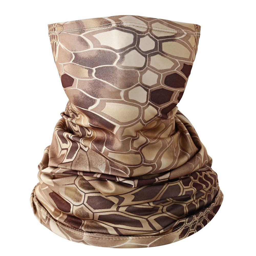 Summer Breathable Outdoor Cycling Half Face Mask Sun Protection Ice Silk Neck Gaiter