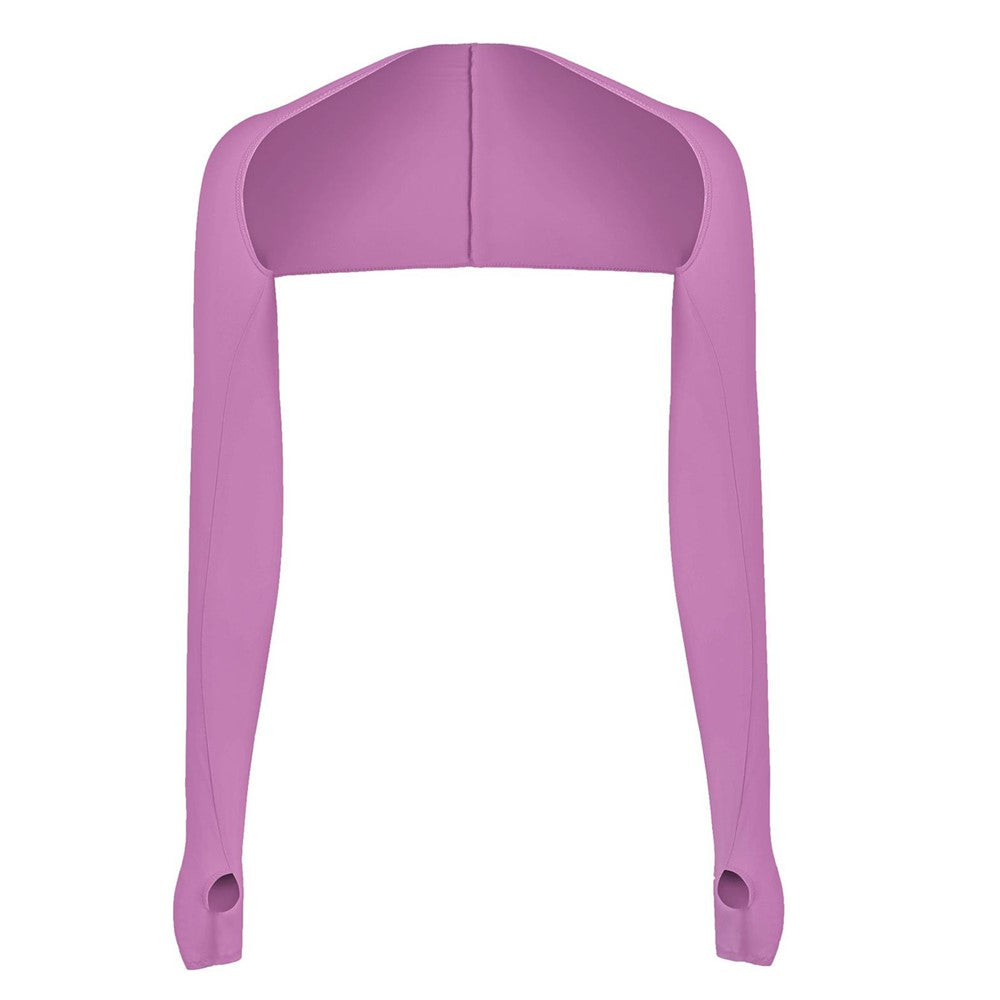 Golf Cycling Summer Ice Silk Long Sleeve Shawl Sunproof Shoulder Arm Protector for Outdoor Sports