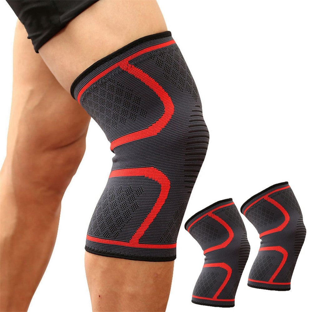 AOLIKES HX-7718 1 Pair Outdoor Sports Protective Knee Brace Support Anti-skid Knee Sleeve