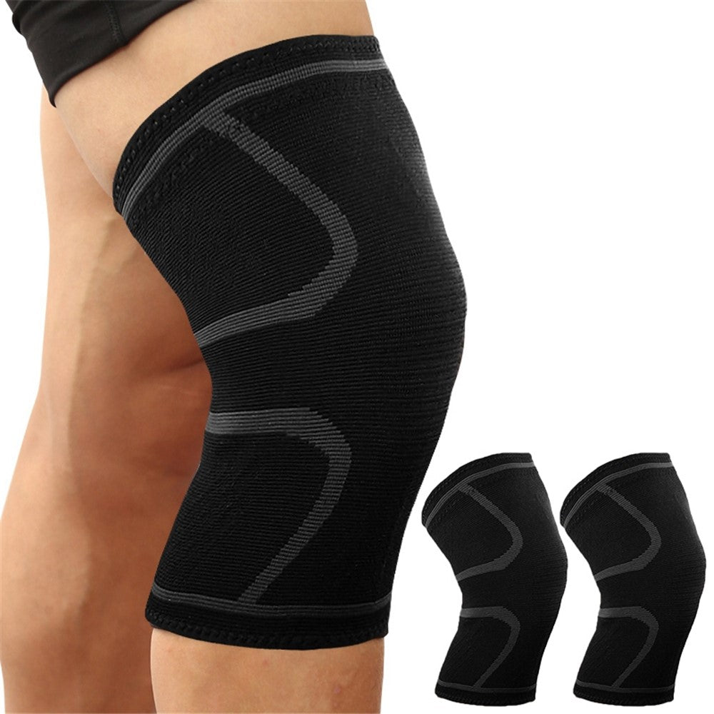 AOLIKES HX-7718 1 Pair Outdoor Sports Protective Knee Brace Support Anti-skid Knee Sleeve