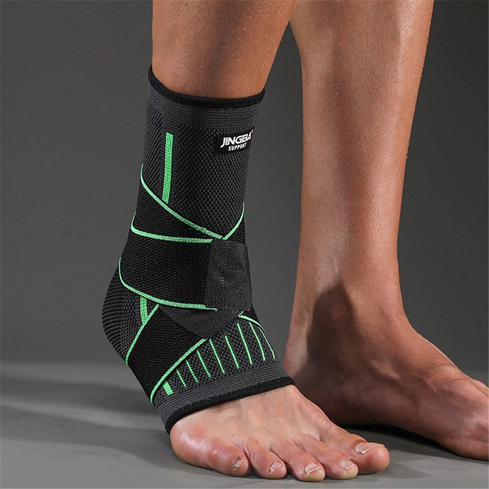 JINGBA SUPPORT 0147A 1Pc Nylon+Spandex Bandage Ankle Support Football Basketball Sports Safety Ankle Protection Ankle Brace