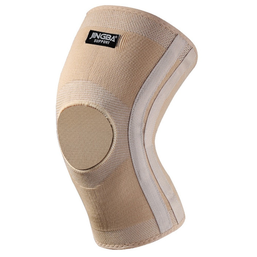 JINGBA SUPPORT 1367 1Pc Knee Support Brace Breathable Knitted Kneecap Knee Protective Pads for Running Riding Basketball