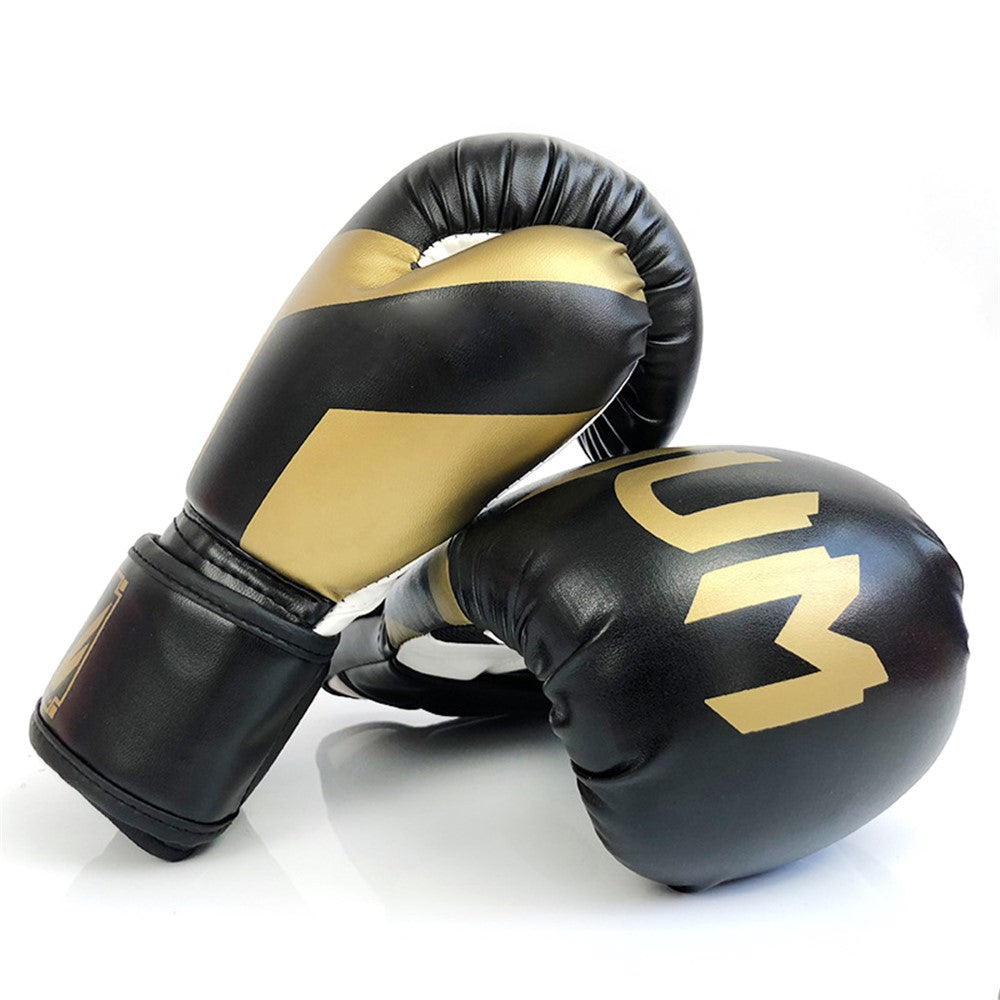 KAILUN NW-036 Leather Kick Boxing Gloves Karate Muay Thai Free Fight Training Gloves, 6oz