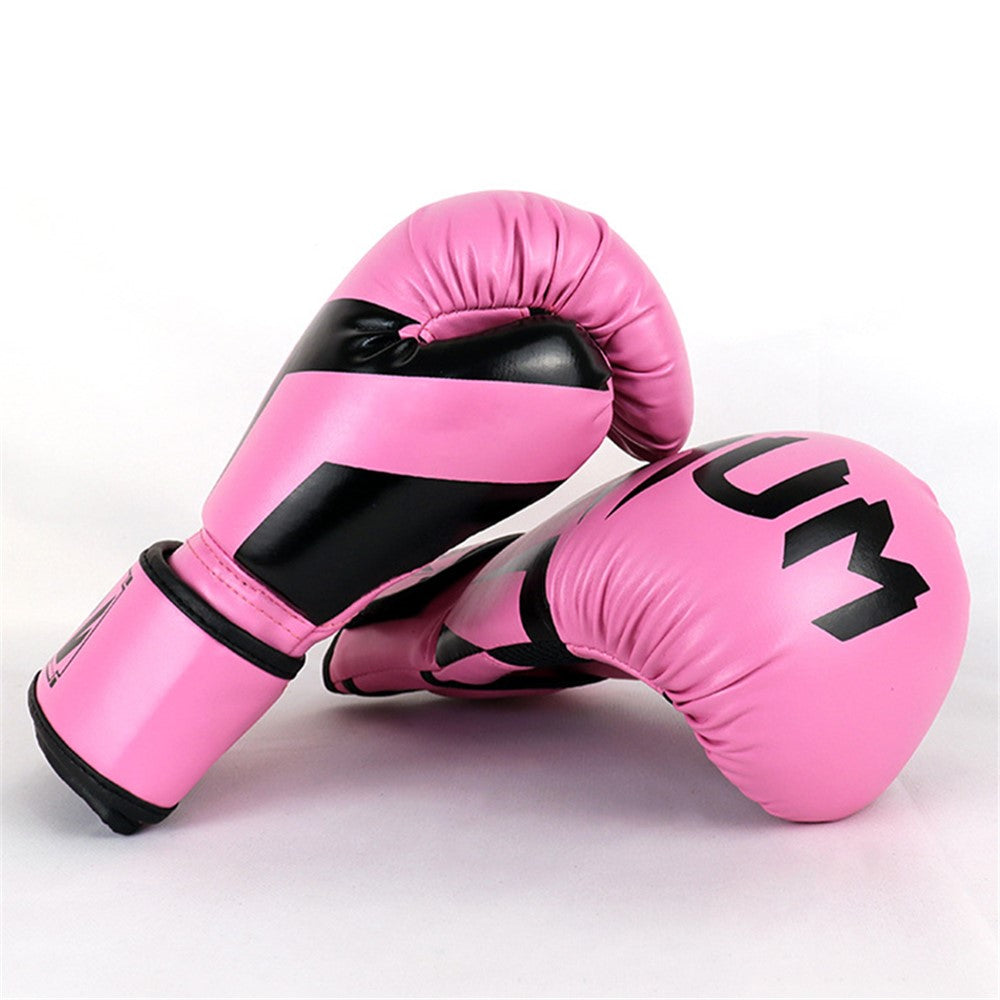 KAILUN NW-036 Leather Kick Boxing Gloves Karate Muay Thai Free Fight Training Gloves, 6oz