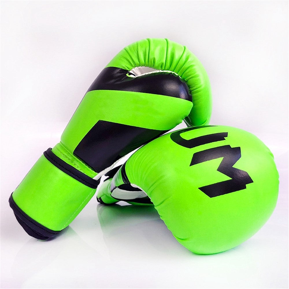 KAILUN NW-036 Karate Sanda Taekwondo Boxing Gloves Finger Hand Protection PU Mittens, 8oz