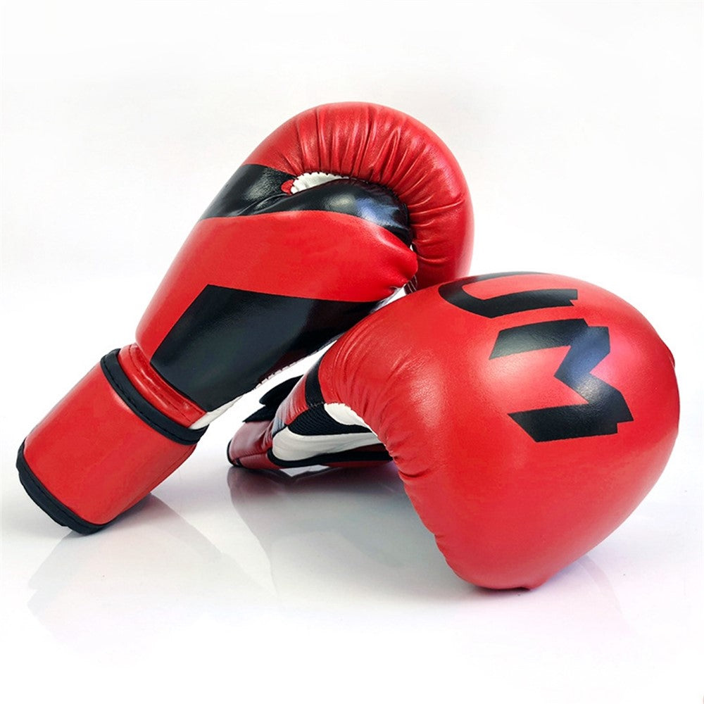 KAILUN NW-036 PU Mittens Kick Boxing Gloves Men Women Karate Muay Thai Free Fight MMA Sanda Training Equipment, 10oz