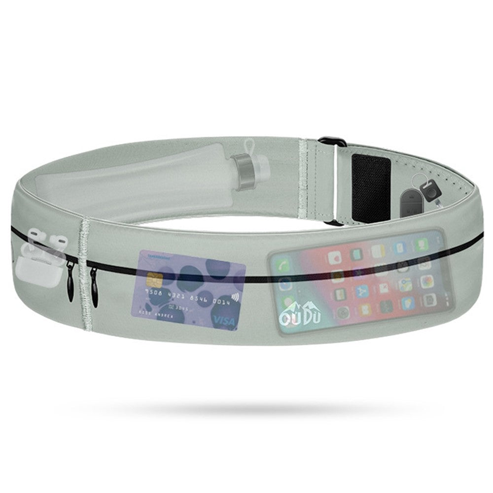 Sport Running Waist Bag Portable Outdoor Phone Holder Belt Bag without Water Bottle , Size L