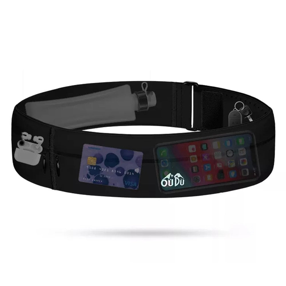 Sport Running Waist Bag Portable Outdoor Phone Holder Belt Bag without Water Bottle , Size L