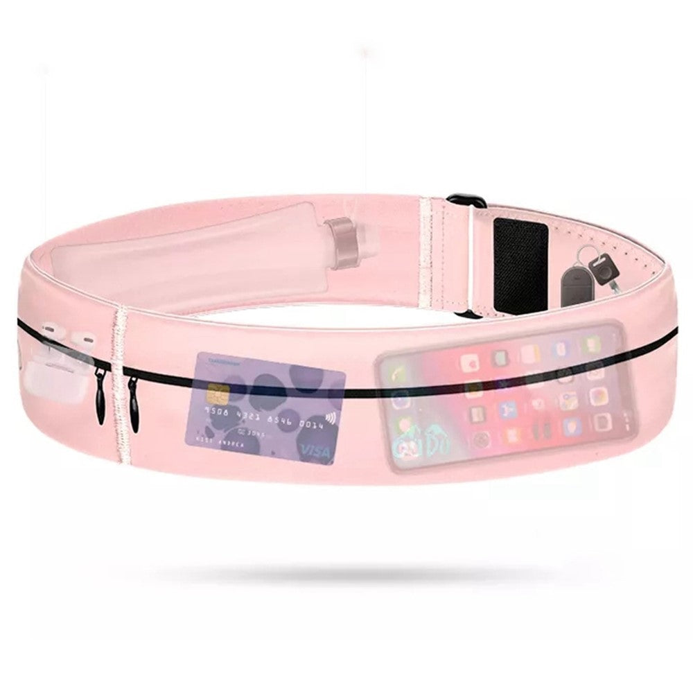 Sport Running Waist Bag Portable Outdoor Phone Holder Belt Bag without Water Bottle , Size L
